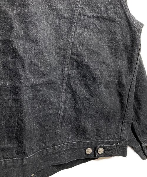 WORKERS（ワーカーズ）WORKERS (ワーカーズ) 857デニムトラッカージャケット/Denim Jacket ブラック サイズ:42の古着・服飾アイテム