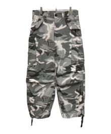 uniform experiment（ユニフォームエクスペリメント）の古着「MOIRE CAMOUFLAGE CARGO PANTS」｜グレー