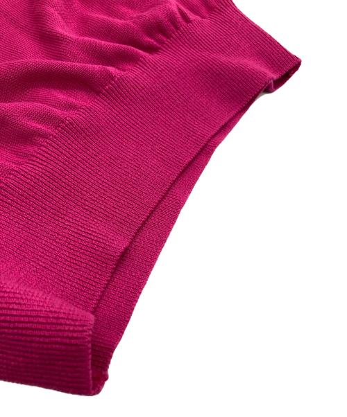 Christian Dior Sports（クリスチャン ディオールスポーツ）Christian Dior Sports (クリスチャン ディオールスポーツ) ロゴニット ベージュ×ピンク サイズ:Lの古着・服飾アイテム