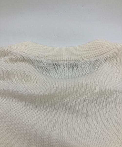 Christian Dior Sports（クリスチャン ディオールスポーツ）Christian Dior Sports (クリスチャン ディオールスポーツ) ロゴニット ベージュ×ピンク サイズ:Lの古着・服飾アイテム