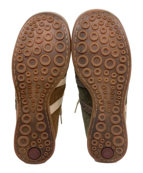 CAMPER（カンペール）CAMPER (カンペール) スウェードハイカットスニーカー カーキ サイズ:40の古着・服飾アイテム