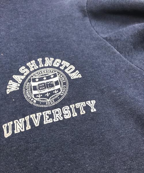 Champion（チャンピオン）Champion (チャンピオン) 80s カレッジプリントジップパーカー ネイビー サイズ:	SIZE Mの古着・服飾アイテム