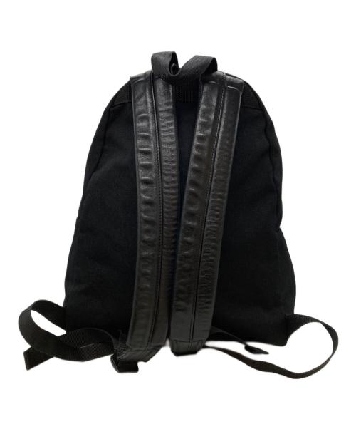COMME des GARCONS（コムデギャルソン）COMME des GARCONS (コムデギャルソン) レザー切替バックパック/Back Pack ブラックの古着・服飾アイテム