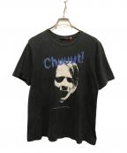 UNDERCOVERISMアンダーカバーイズム）の古着「Chuuut!アーカイヴプリントTシャツ」｜ブラック