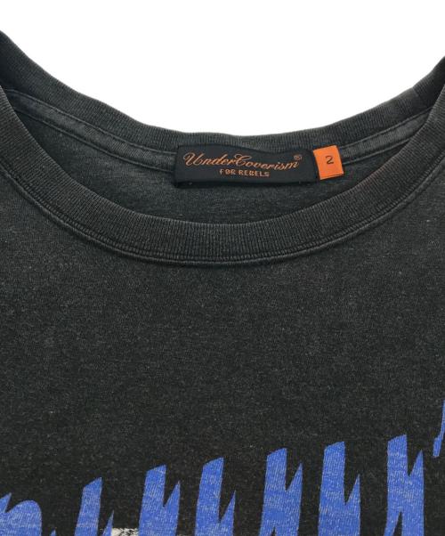 UNDERCOVERISM（アンダーカバーイズム）UNDERCOVERISM (アンダーカバーイズム) Chuuut!アーカイヴプリントTシャツ ブラック サイズ:2の古着・服飾アイテム