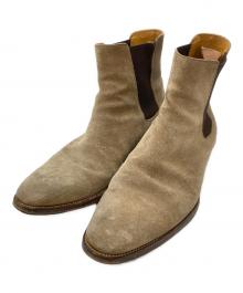 Saint Laurent Paris（サンローランパリ）の古着「サイドゴアチェルシーブーツ/Side-gore Chelsea boots」｜ベージュ