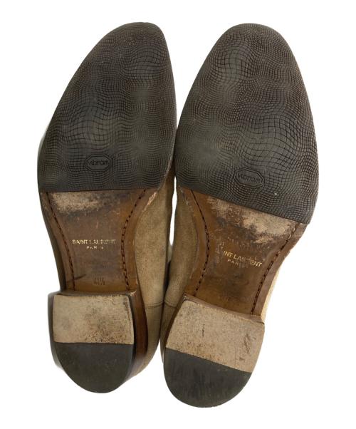 Saint Laurent Paris（サンローランパリ）Saint Laurent Paris (サンローランパリ) サイドゴアチェルシーブーツ/Side-gore Chelsea boots ベージュ サイズ:41 1/2の古着・服飾アイテム