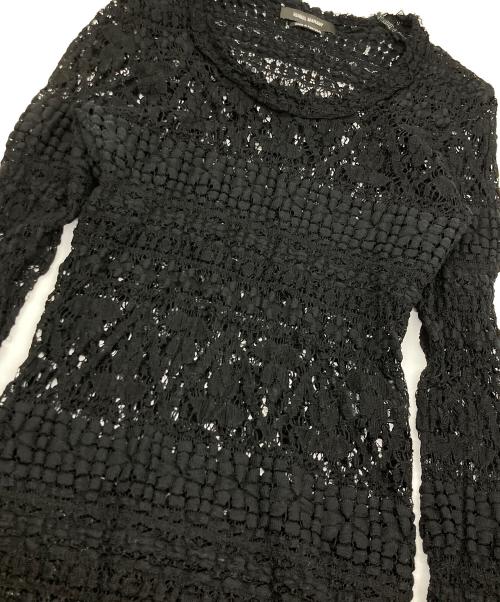 ISABEL MARANT（イザベルマラン）ISABEL MARANT (イザベルマラン) レースロングカットソー ブラック サイズ:SIZE 36の古着・服飾アイテム