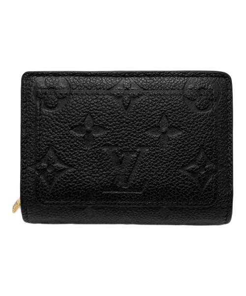 LOUIS VUITTON（ルイ ヴィトン）LOUIS VUITTON (ルイ ヴィトン) 2つ折り財布/Clea Wallet Monogram Empreinte ブラックの古着・服飾アイテム