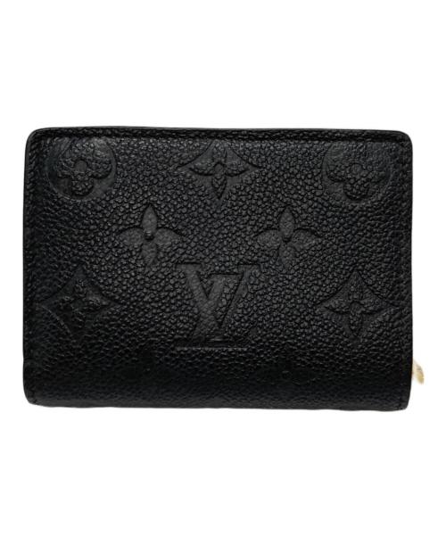 LOUIS VUITTON（ルイ ヴィトン）LOUIS VUITTON (ルイ ヴィトン) 2つ折り財布/Clea Wallet Monogram Empreinte ブラックの古着・服飾アイテム