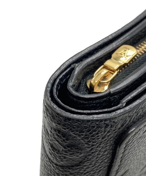 LOUIS VUITTON（ルイ ヴィトン）LOUIS VUITTON (ルイ ヴィトン) 2つ折り財布/Clea Wallet Monogram Empreinte ブラックの古着・服飾アイテム