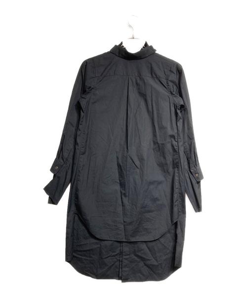 COMME des GARCONS（コムデギャルソン）COMME des GARCONS (コムデギャルソン) カット&リペアシャツワンピース ブラック サイズ:XSの古着・服飾アイテム