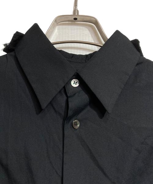COMME des GARCONS（コムデギャルソン）COMME des GARCONS (コムデギャルソン) カット&リペアシャツワンピース ブラック サイズ:XSの古着・服飾アイテム