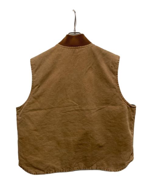 CarHartt（カーハート）CarHartt (カーハート) ダックベスト ブラウン サイズ:2XLの古着・服飾アイテム