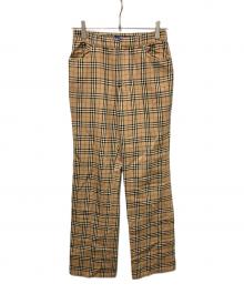 Burberry's（バーバリー）の古着「ノヴァチェックパンツ」｜ベージュ