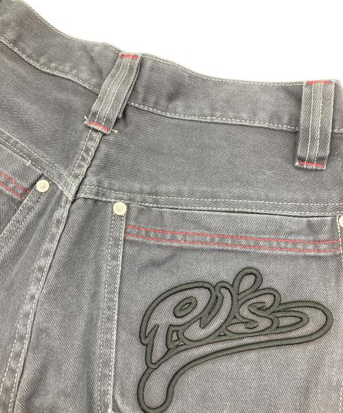 PJ's Surf（ピージェーズサーフ）PJ's Surf (ピージェーズサーフ) バギーデニムパンツ グレー サイズ:	SIZE Mの古着・服飾アイテム