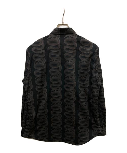 Thee Hysteric XXX（ジィ ヒステリックトリプルエックス）Thee Hysteric XXX (ジィ ヒステリックトリプルエックス) Snake Loop LS Shirt ブラック サイズ:Sの古着・服飾アイテム