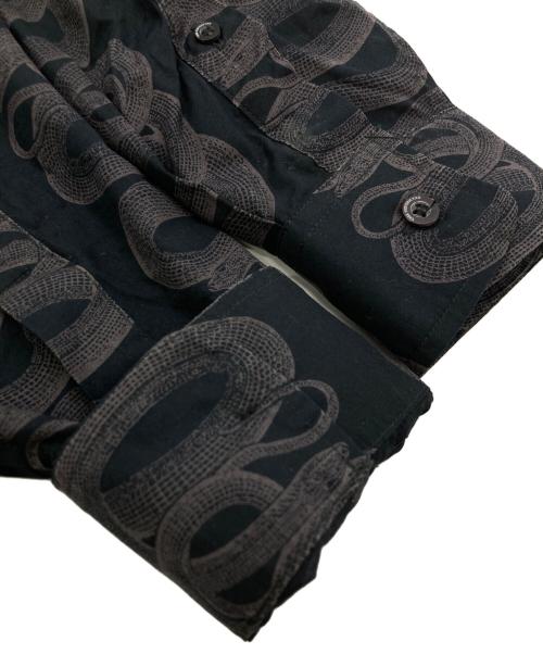 Thee Hysteric XXX（ジィ ヒステリックトリプルエックス）Thee Hysteric XXX (ジィ ヒステリックトリプルエックス) Snake Loop LS Shirt ブラック サイズ:Sの古着・服飾アイテム