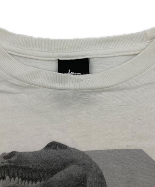 stussy（ステューシー）stussy (ステューシー) Dino Tee ホワイト サイズ:Mの古着・服飾アイテム