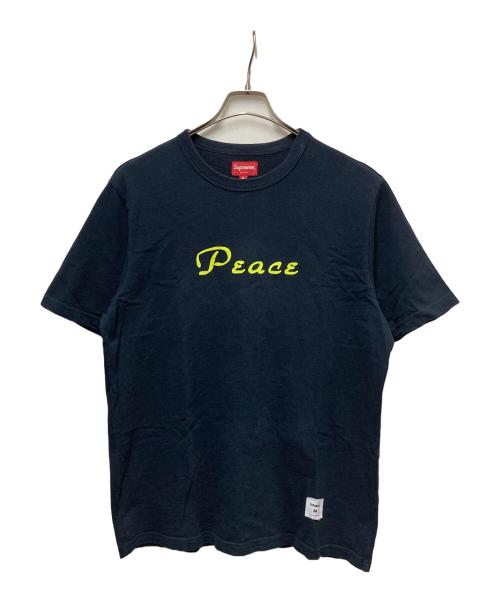 SUPREME（シュプリーム）Supreme (シュプリーム) Peace S/S top ネイビー サイズ:	SIZE Mの古着・服飾アイテム