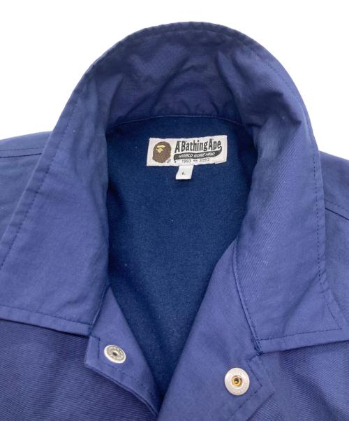 A BATHING APE（アベイシングエイプ）A BATHING APE (アベイシングエイプ) アートプリントコーチジャケット ネイビー サイズ:Lの古着・服飾アイテム