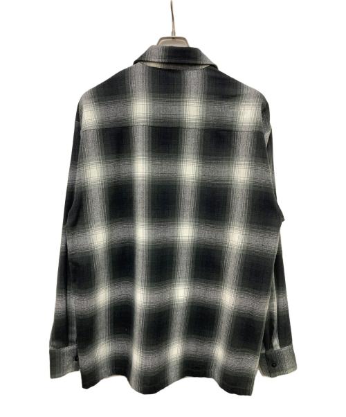 CalTop（キャルトップ）CalTop (キャルトップ) オンブレチェックシャツ グレー サイズ:Ｍの古着・服飾アイテム