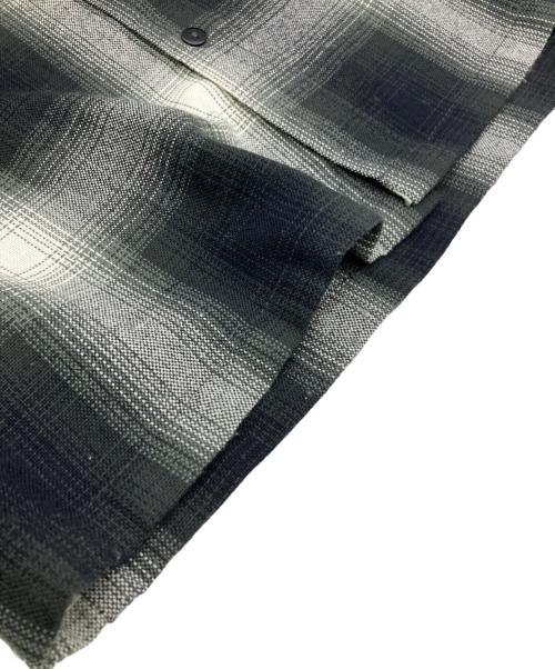 CalTop（キャルトップ）CalTop (キャルトップ) オンブレチェックシャツ グレー サイズ:Ｍの古着・服飾アイテム