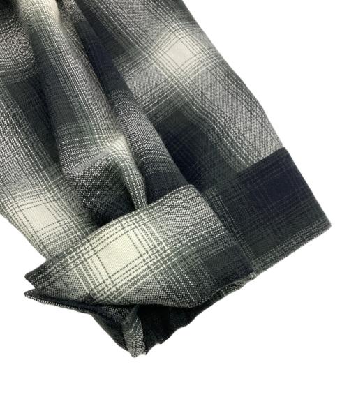 CalTop（キャルトップ）CalTop (キャルトップ) オンブレチェックシャツ グレー サイズ:Ｍの古着・服飾アイテム