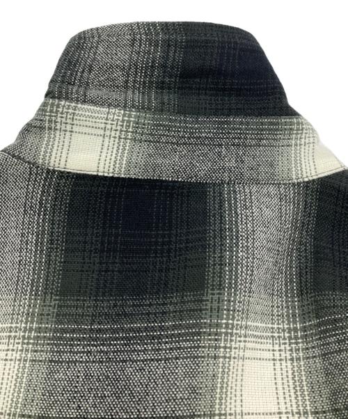 CalTop（キャルトップ）CalTop (キャルトップ) オンブレチェックシャツ グレー サイズ:Ｍの古着・服飾アイテム