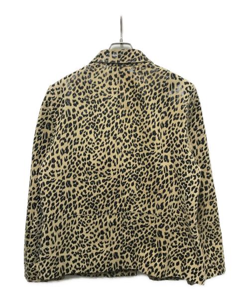 JULIA S ROMA（ジュリア・エス・ローマ）JULIA S ROMA (ジュリア・エス・ローマ) レオパード柄ジャケット ベージュ サイズ:44の古着・服飾アイテム