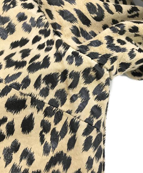 JULIA S ROMA（ジュリア・エス・ローマ）JULIA S ROMA (ジュリア・エス・ローマ) レオパード柄ジャケット ベージュ サイズ:44の古着・服飾アイテム