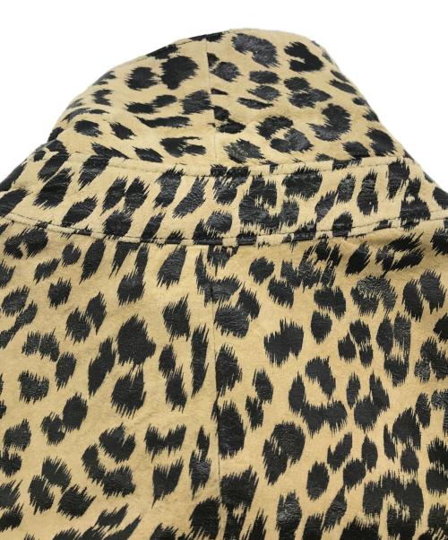 JULIA S ROMA（ジュリア・エス・ローマ）JULIA S ROMA (ジュリア・エス・ローマ) レオパード柄ジャケット ベージュ サイズ:44の古着・服飾アイテム