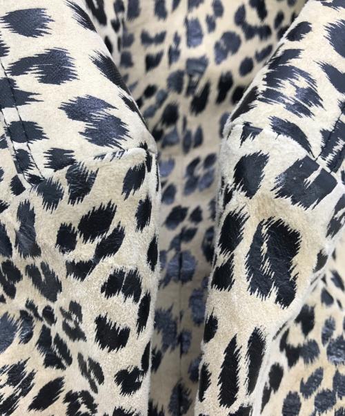 JULIA S ROMA（ジュリア・エス・ローマ）JULIA S ROMA (ジュリア・エス・ローマ) レオパード柄ジャケット ベージュ サイズ:44の古着・服飾アイテム