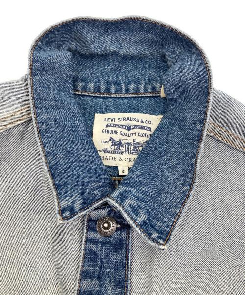 LEVI'S MADE&CRAFTED（リーバイスメイドクラフテッド）LEVI'S MADE&CRAFTED (リーバイスメイドクラフテッド) Inside Out Trucker jacket インディゴ サイズ:Ｓの古着・服飾アイテム