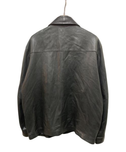 Golden Bear（ゴールデンベア）Golden Bear (ゴールデンベア) ラム レザー スイングトップ ブラック サイズ:Lの古着・服飾アイテム