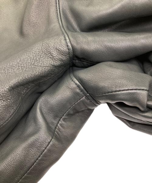 Golden Bear（ゴールデンベア）Golden Bear (ゴールデンベア) ラム レザー スイングトップ ブラック サイズ:Lの古着・服飾アイテム