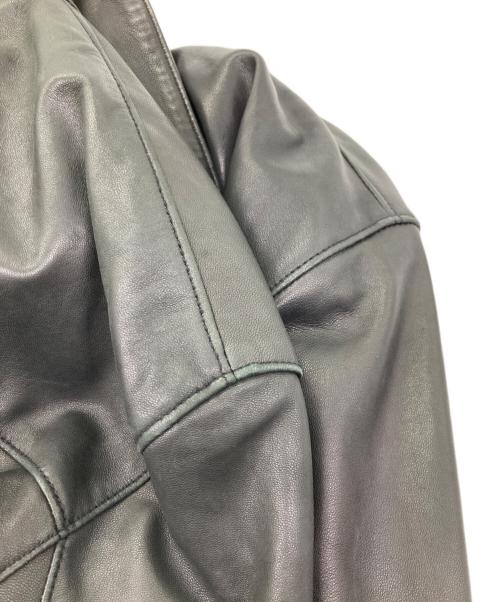 Golden Bear（ゴールデンベア）Golden Bear (ゴールデンベア) ラム レザー スイングトップ ブラック サイズ:Lの古着・服飾アイテム