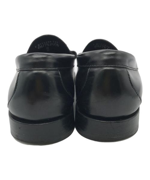 G.H.BASS（ジーエイチバス）G.H.BASS (ジーエイチバス) ハラコローファー ブラック サイズ:SIZE 6 1/2　（２４．５ｃｍ）の古着・服飾アイテム