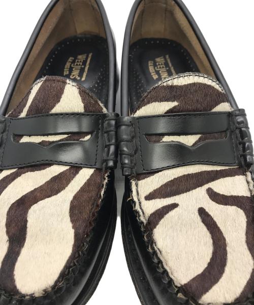 G.H.BASS（ジーエイチバス）G.H.BASS (ジーエイチバス) ハラコローファー ブラック サイズ:SIZE 6 1/2　（２４．５ｃｍ）の古着・服飾アイテム
