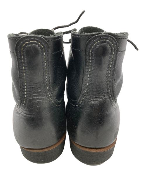 RED WING（レッドウィング）RED WING (レッドウィング) IRON RANGER ブラック サイズ:SIZE US7(25cm)の古着・服飾アイテム