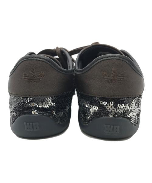 adidas（アディダス）adidas (アディダス) WALES BONNER (ウェールズボナー) KARINTHA LO SEQUIN スパンコールスニーカー ブラウン サイズ:	SIZE　US８ （２６ｃｍ）の古着・服飾アイテム