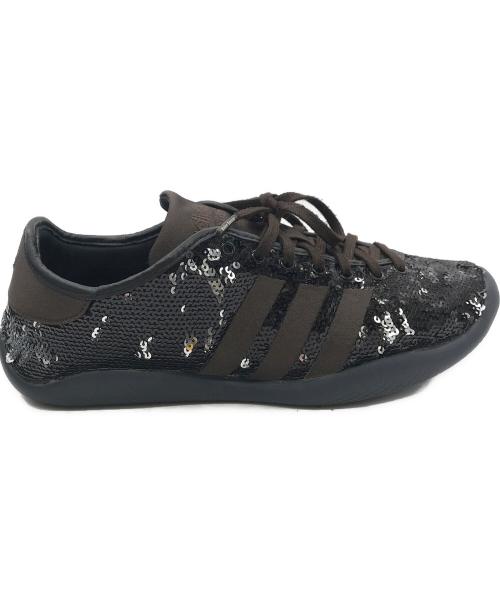 adidas（アディダス）adidas (アディダス) WALES BONNER (ウェールズボナー) KARINTHA LO SEQUIN スパンコールスニーカー ブラウン サイズ:	SIZE　US８ （２６ｃｍ）の古着・服飾アイテム