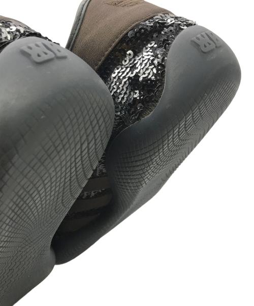 adidas（アディダス）adidas (アディダス) WALES BONNER (ウェールズボナー) KARINTHA LO SEQUIN スパンコールスニーカー ブラウン サイズ:	SIZE　US８ （２６ｃｍ）の古着・服飾アイテム