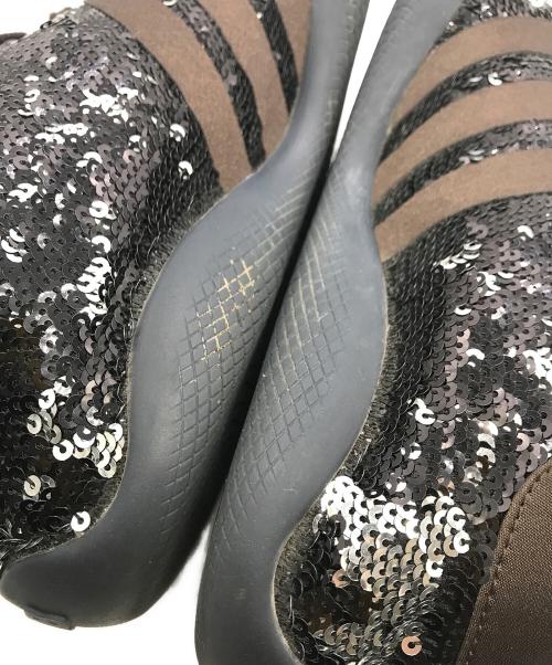 adidas（アディダス）adidas (アディダス) WALES BONNER (ウェールズボナー) KARINTHA LO SEQUIN スパンコールスニーカー ブラウン サイズ:	SIZE　US８ （２６ｃｍ）の古着・服飾アイテム