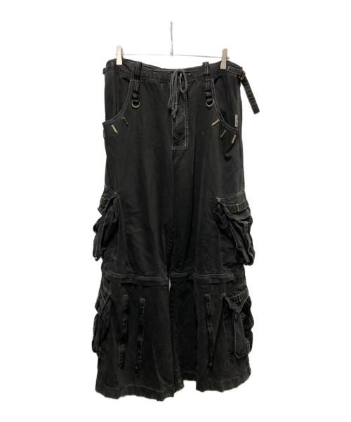 TRIPP NYC（トリップニューヨークシティー）TRIPP NYC (トリップニューヨークシティー) ギミックカーゴパンツ ブラック サイズ:Lの古着・服飾アイテム