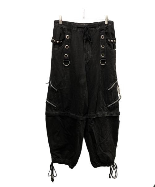 TRIPP NYC（トリップニューヨークシティー）TRIPP NYC (トリップニューヨークシティー) ボンテージパンツ ブラック サイズ:Lの古着・服飾アイテム
