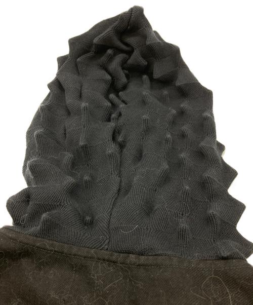 DEADBOOY（デッドブーイ）DEADBOOY (デッドブーイ) スパイキーニットジップアップジャケット ブラック サイズ:Freeの古着・服飾アイテム