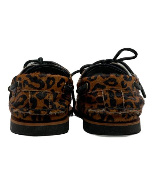 Timberland（ティンバーランド）Timberland (ティンバーランド) WACKO MARIA (ワコマリア) LEOPARD CLASSIC BOAT 2 ブラウン サイズ:	SIZE US9(27cm)の古着・服飾アイテム