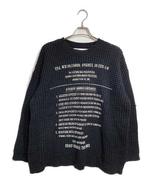 DAIRIKU（ダイリク）DAIRIKU (ダイリク) MILSPECS PRINTED KNIT/ミルスペック（軍用規格）プリントニット ブラック サイズ:FREEの古着・服飾アイテム