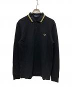 FRED PERRYフレッドペリー）の古着「L/Sポロシャツ」｜ブラック